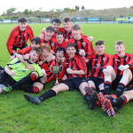 Fanad United celebrate winning the Colin Breslin Memorial Youth Cup.