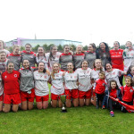 Glenfin celebrate winning the County title 2018 after defeating Moville at O'Donnell Park.