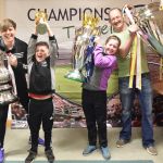 The Fletcher family at Champions Travel, Letterkenny last weekend for the customer appreciation day.