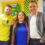 Champions Travel staff Joseph O' Donnell, Kevin Ward, Managing Director and Ann Kelly, at the Customer appreciation day in aid of the North West Simon Community and St Vincent De Paul.