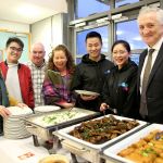 Jill Murphy and John Andy Bonner with Martina Quinn, Paul Corey and members of the Chinese/Malaysia Society at LYIT including, Xiao Ze Xiao, Edward Ng nd Qing Lei at the Chinese New Year celebrations in the college on Tuesday evening.