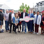 Cllr. Gerry McMonagle with members of Donegal Travellers Project (DTP), the Building Intercultural Communities (BIC) Project, and Donegal Intercultural Platform at the Living History Exhibition which was on display in Letterkenny as part of National Traveller Pride Week.